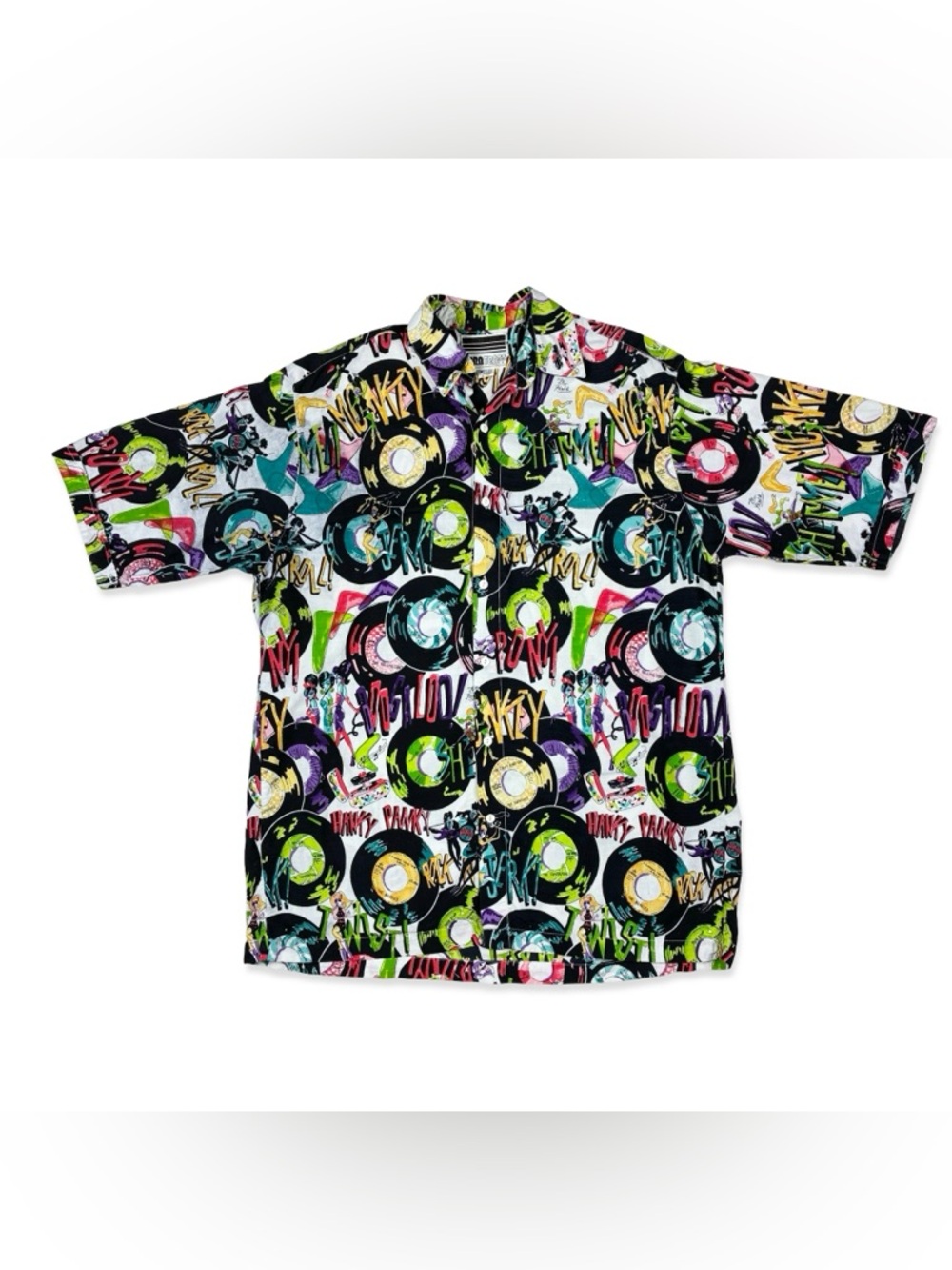 Paragraff Vintage 1990s 60s Dance Theme Shirt